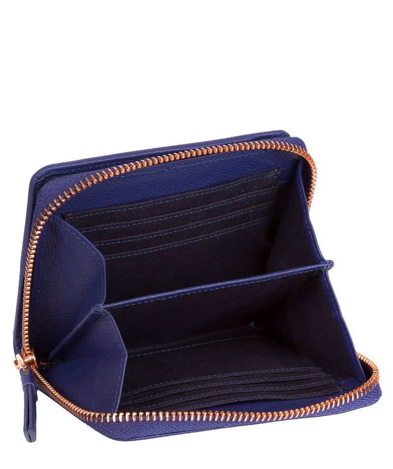 'Piper' Navy Blue Leather Purse image 4