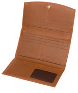'Lark' Tan Leather Tri-Fold Purse image 4