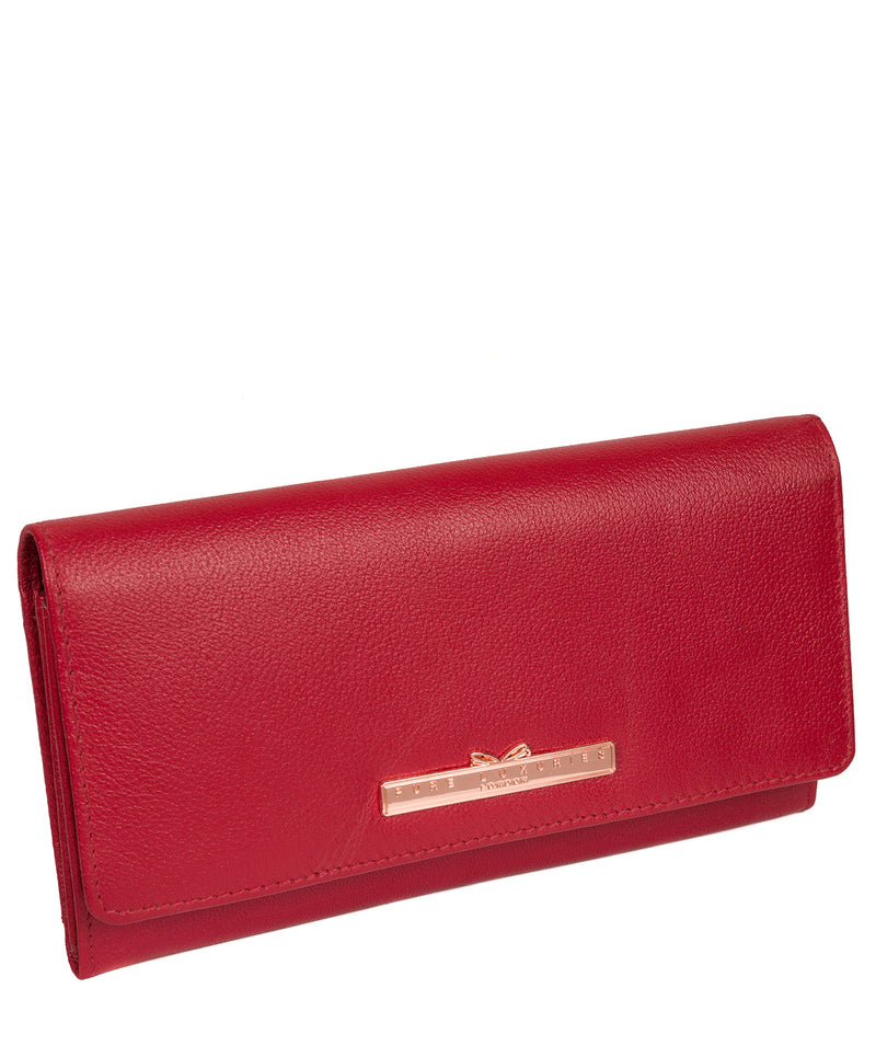'Pipit' Barbados Cherry Leather Purse image 5