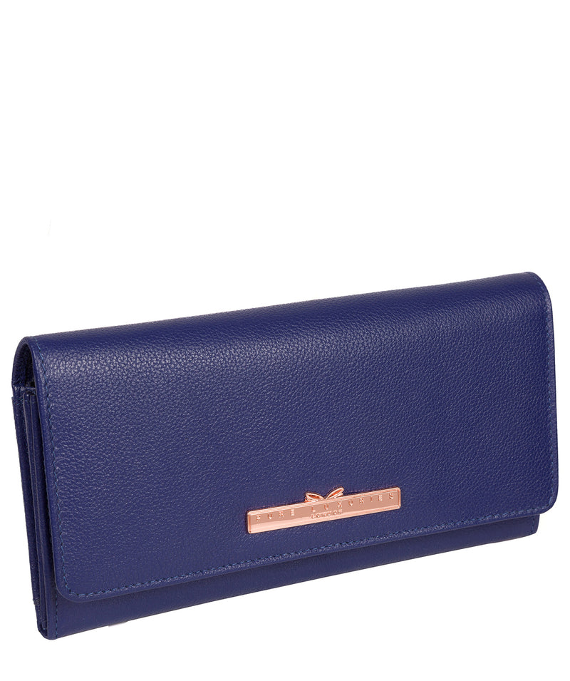 'Pipit' Navy Blue Leather Purse image 5