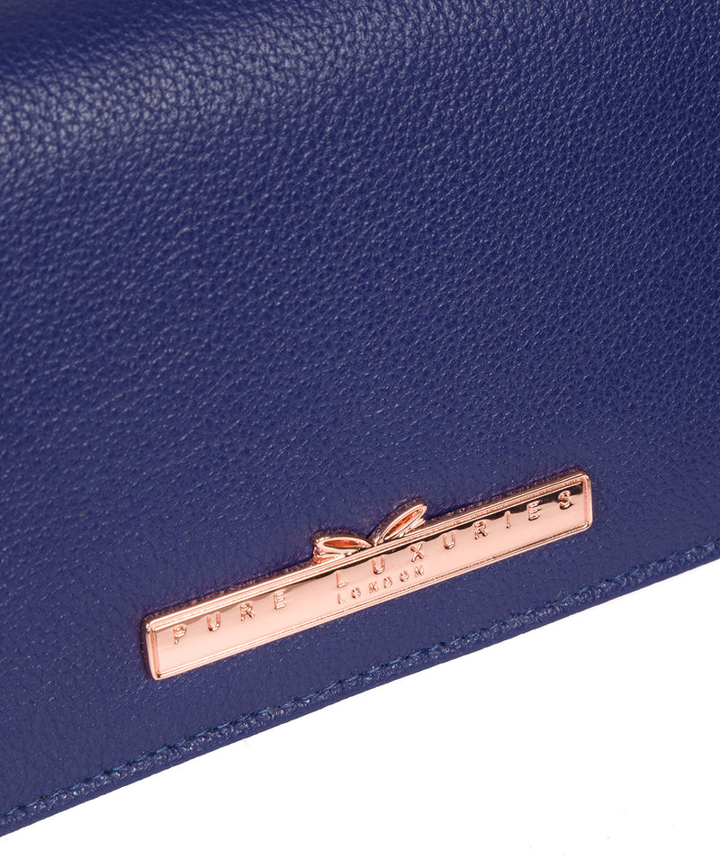 'Pipit' Navy Blue Leather Purse image 7