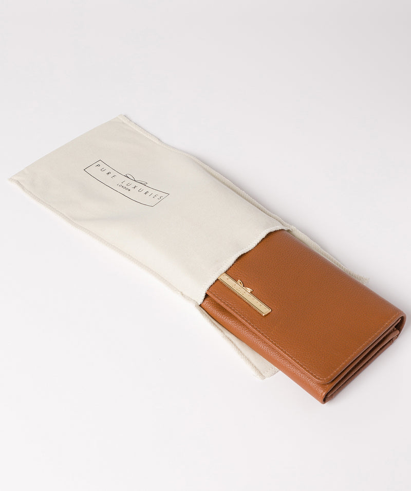 'Pipit' Tan Leather Bi-Fold Purse image 5