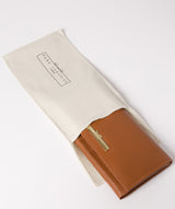 'Wren' Tan Leather Tri-Fold Purse image 5