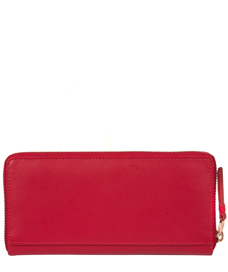 'Starling' Barbados Cherry Leather Purse image 3