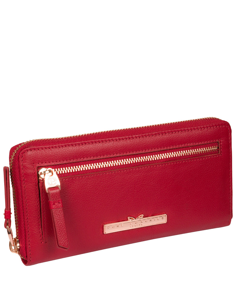 'Starling' Barbados Cherry Leather Purse image 5