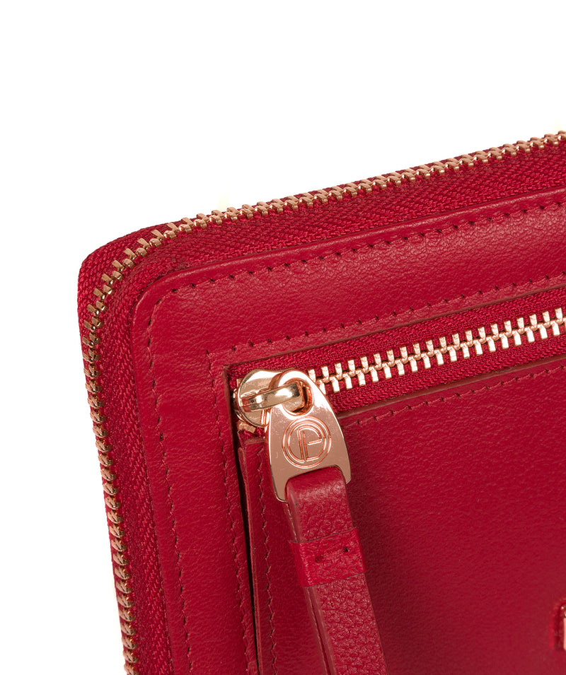 'Starling' Barbados Cherry Leather Purse image 7
