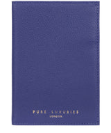 'Jet' Navy Blue Leather Passport Holder image 1