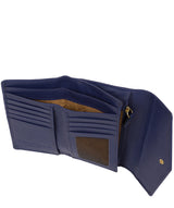 'Yew' Cobalt Blue Leather Tri-Fold Purse image 4