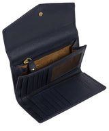 'Yew' Midnight Navy Leather Tri-Fold Purse image 3