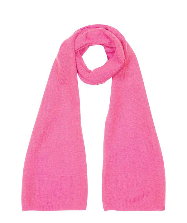 'Oxford' Carnation Pink 100% Cashmere Scarf Pure Luxuries London
