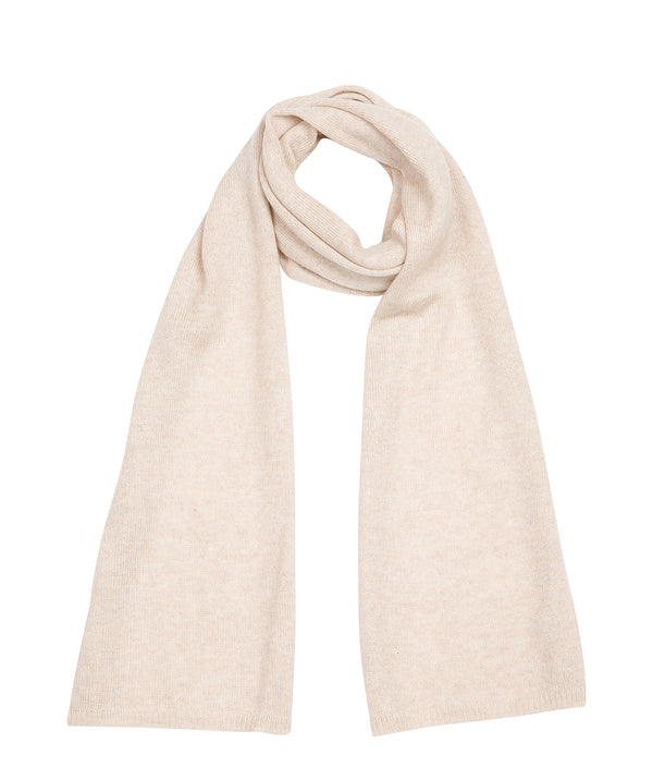 'Oxford' Oatmeal 100% Cashmere Scarf