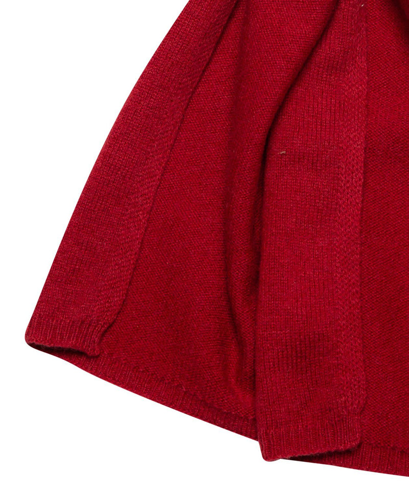 'Edinburgh' Chilli Red Cashmere and Merino Wool Scarf