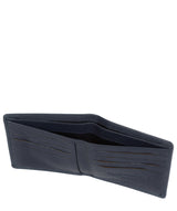 'Aiden' Navy Handcrafted Leather Wallet image 6