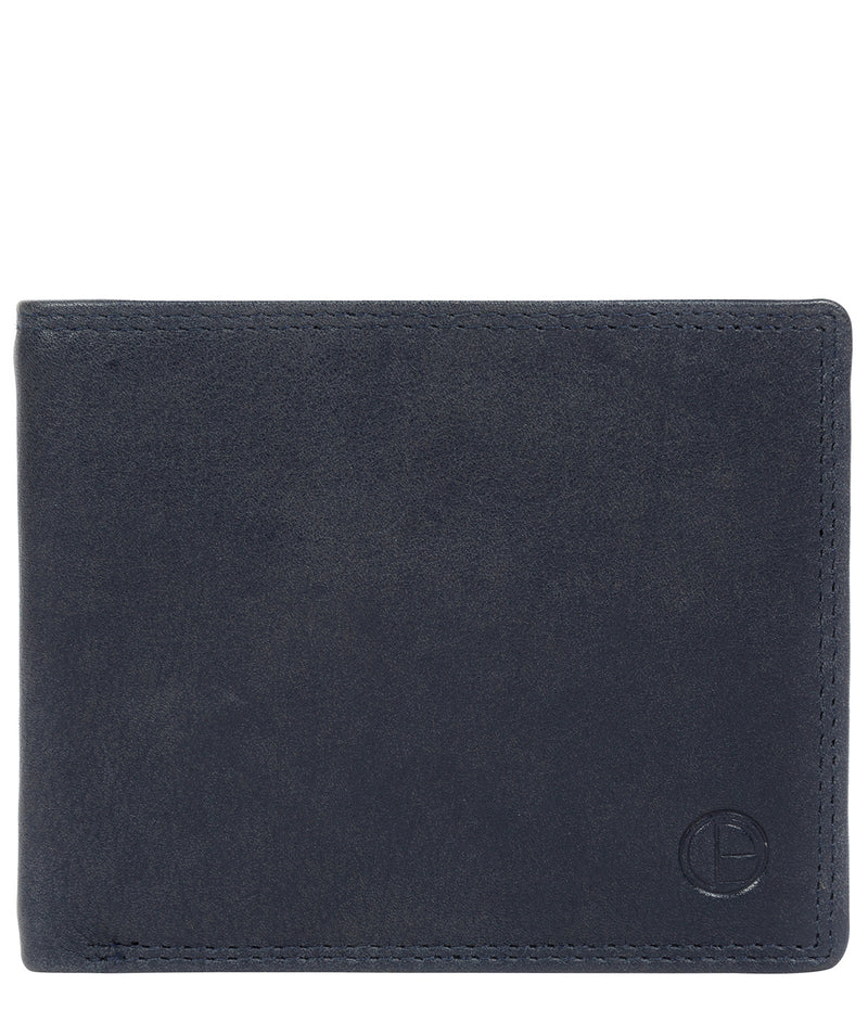 'Finn' Navy Leather Wallet