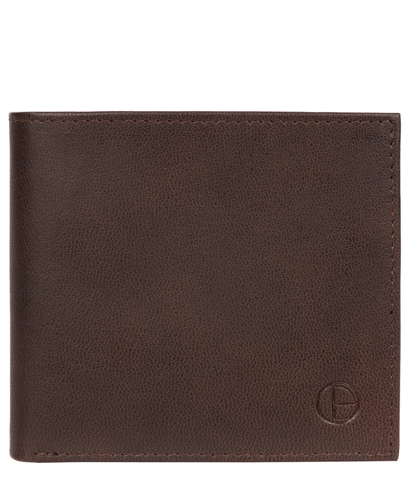 'Soloman' Vintage Brown Leather Bi-Fold Wallet image 1