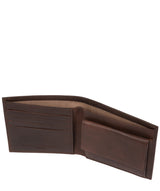 'Soloman' Vintage Brown Leather Bi-Fold Wallet image 5