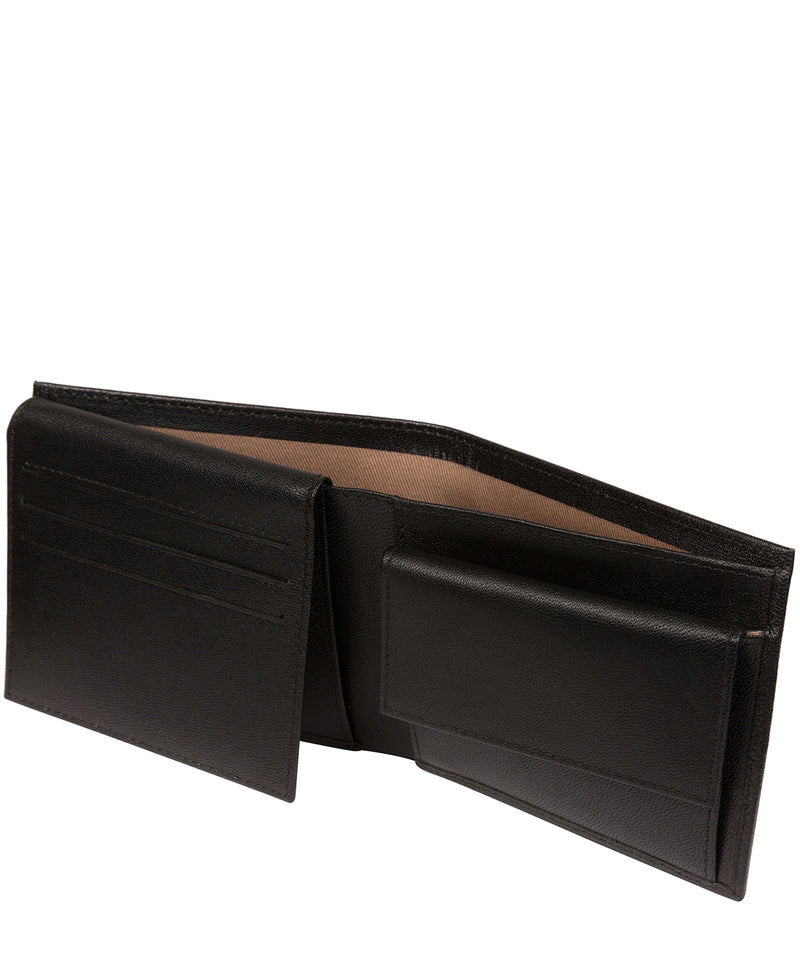 'Reynold' Black Leather Bi-Fold Wallet image 3
