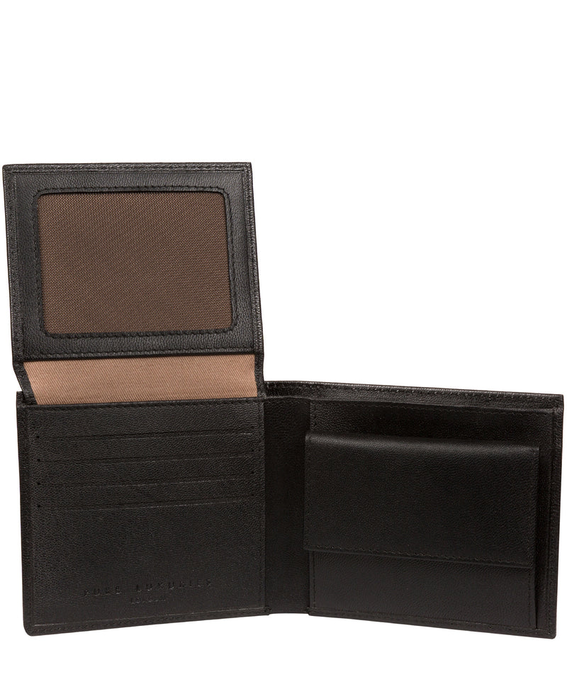 'Reynold' Black Leather Bi-Fold Wallet image 4