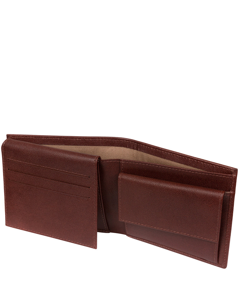 'Reynold' Brown Leather Bi-Fold Wallet image 3