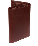 ''Oliver' Brown Leather Credit Card Wallet image 4