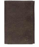 'Oliver' Vintage Black Leather Credit Card Wallet image 1