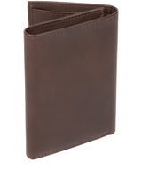 'Oliver' Vintage Brown Leather Credit Card Wallet image 3