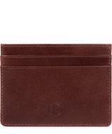 'Elden' Brown Leather Card Holder image 1