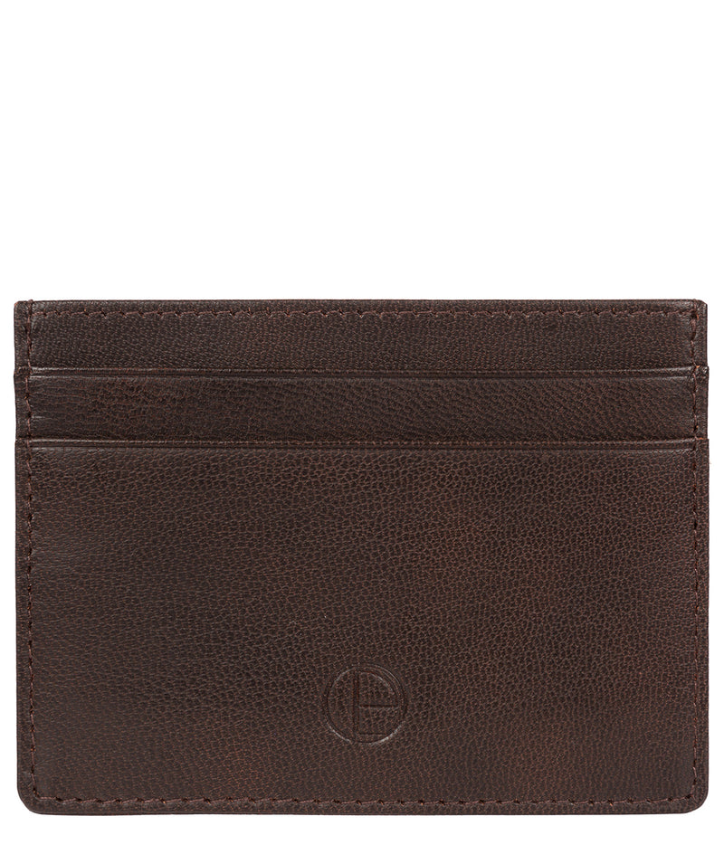 'Elden' Vintage Brown Leather Card Holder image 1