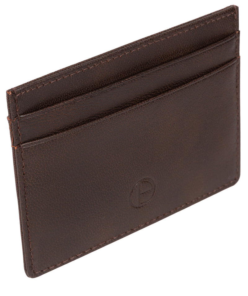 'Elden' Vintage Brown Leather Card Holder image 3