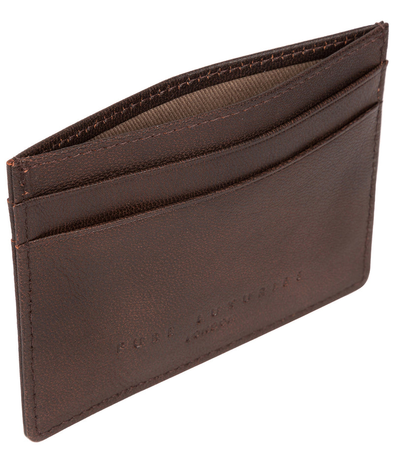 'Elden' Vintage Brown Leather Card Holder image 4