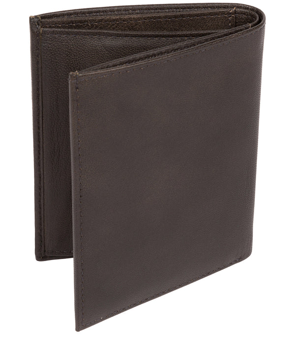 'Airton' Vintage Black Leather Credit Card Wallet image 3