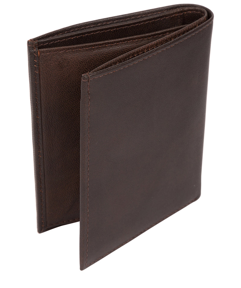 'Airton' Vintage Brown Leather Credit Card Wallet