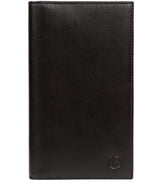 'Addison' Black Leather Breast Pocket Wallet image 1