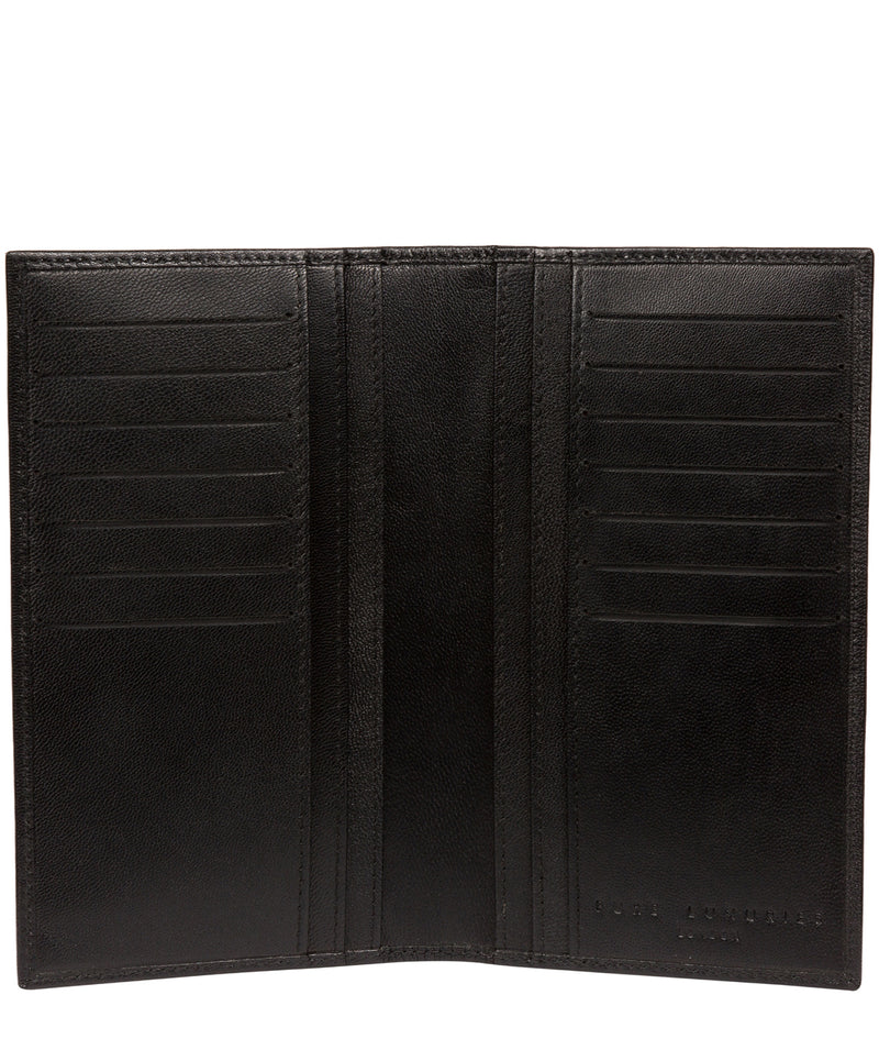 'Addison' Black Leather Breast Pocket Wallet image 3
