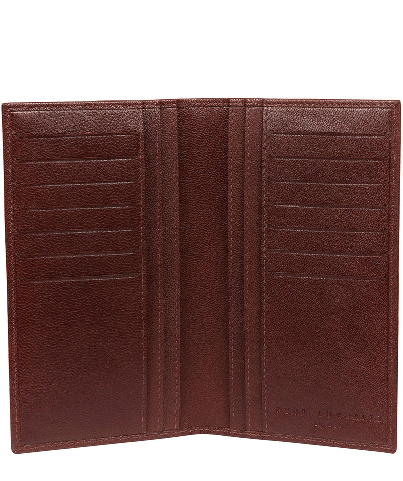 'Addison' Brown Leather Breast Pocket Wallet