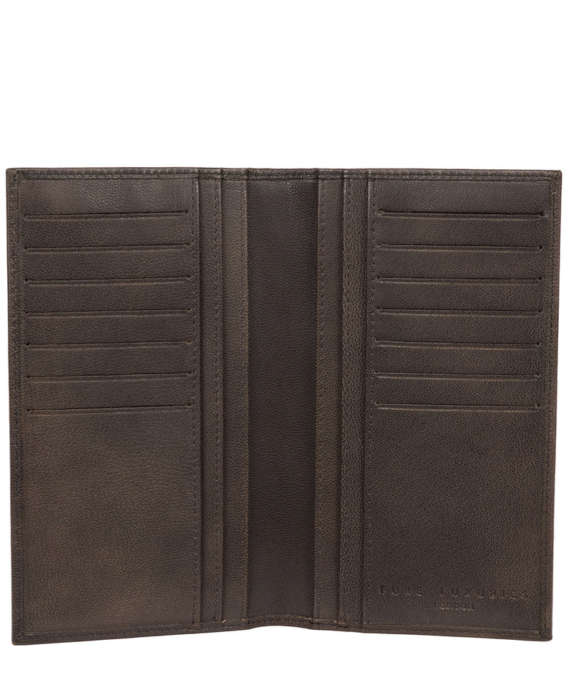 'Addison' Vintage Black Leather Breast Pocket Wallet image 4