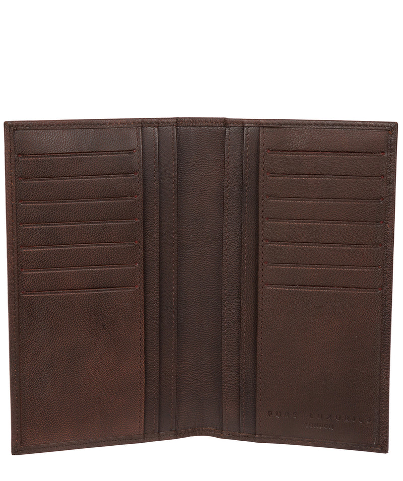 'Addison' Vintage Brown Leather Breast Pocket Wallet image 4