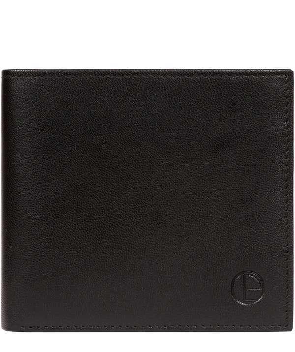 'Barrett' Black Leather Bi-Fold Wallet image 1