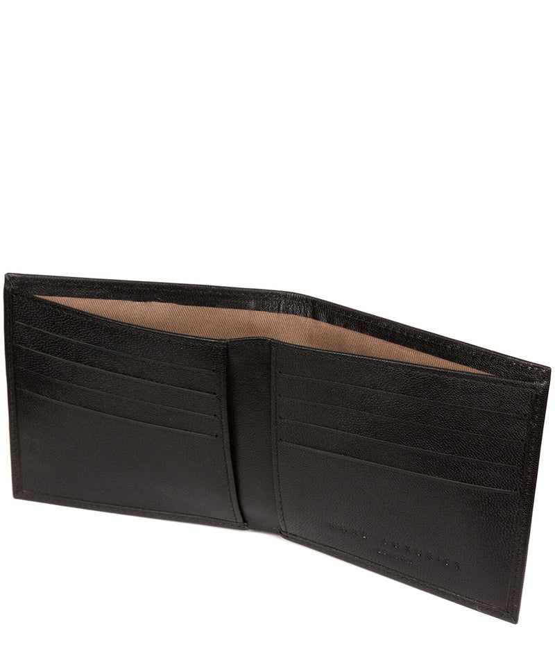 'Barrett' Black Leather Bi-Fold Wallet image 3
