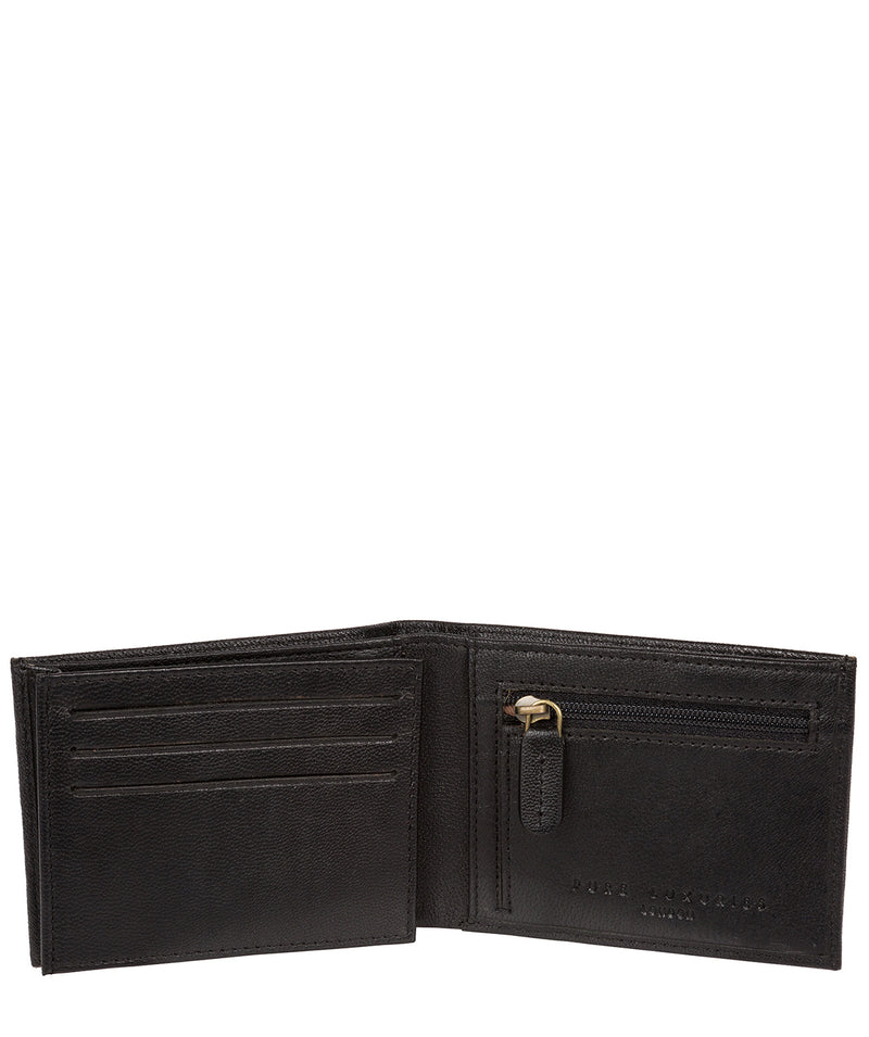 'Noah' Black Leather Wallet image 4