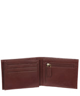 'Noah' Dark Brown Leather Wallet