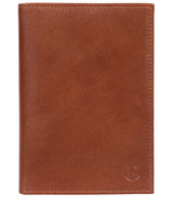 'Explore' Saddle Leather Passport Case image 1