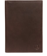 'Explore' Vintage Brown Leather Passport Holder image 1