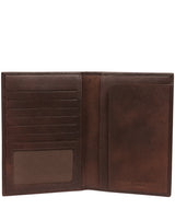 'Explore' Vintage Brown Leather Passport Holder image 3