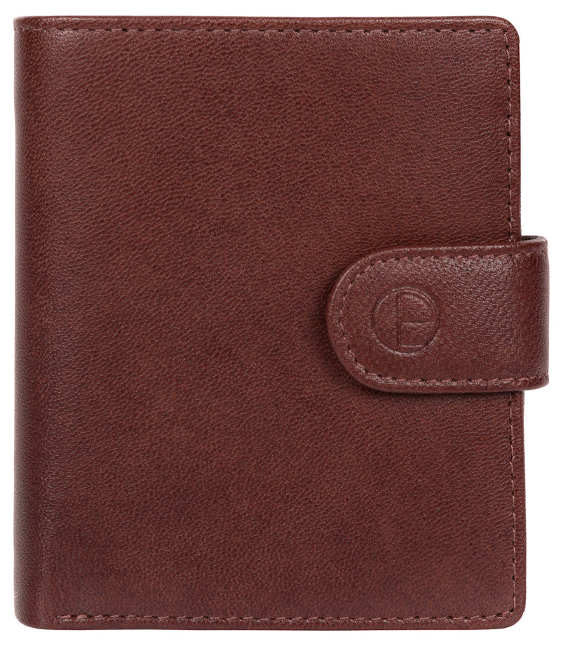'Jaspar' Dark Brown Leather Bi-Fold Wallet image 1
