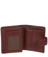 'Jaspar' Dark Brown Leather Bi-Fold Wallet image 4