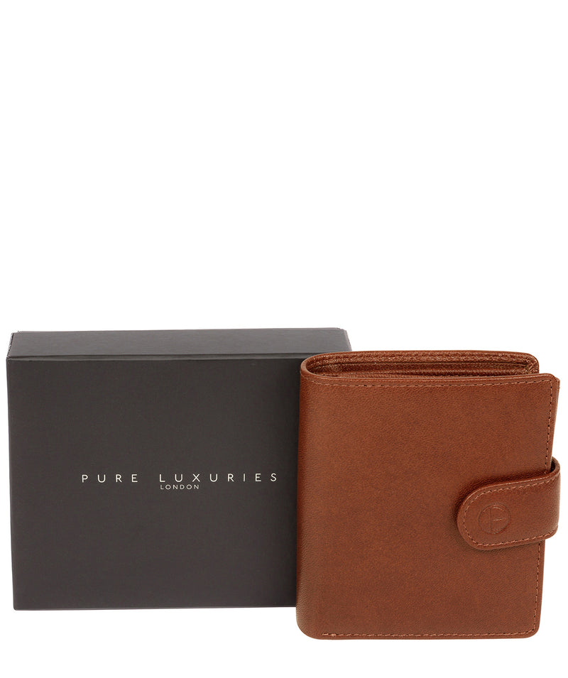 'Jaspar' Saddle Leather Bi-Fold Wallet