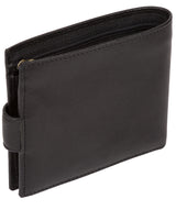 'Charles' Black Leather Bi-Fold Wallet image 3