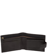 'Charles' Black Leather Bi-Fold Wallet image 4