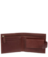 'Charles' Dark Brown Leather Bi-Fold Wallet image 4